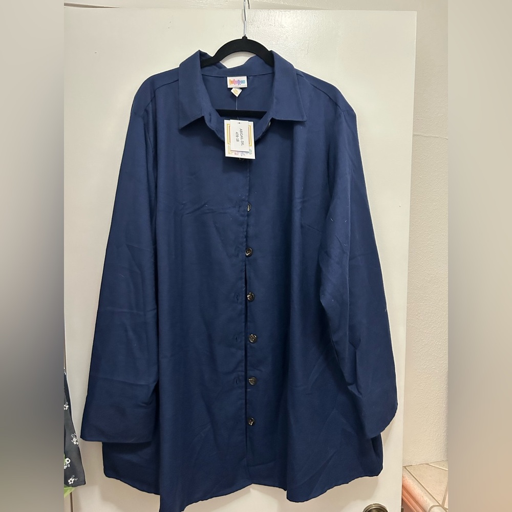 Lularoe Abigail nwt navy blue